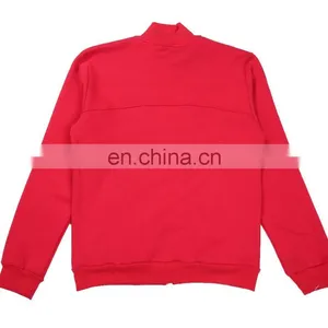 Sportswear Manufacturer 100% Cotton Red Sports Suit Cover thumbnail-2