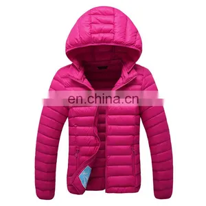 Colorful Windproof Nylon Padded Winter Jackets Coat thumbnail-4