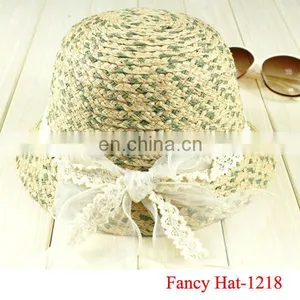 Fashion Newest Custom Lady Fashion Straw Hat Wholesale thumbnail-1
