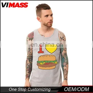 Fashion Cotton Custom Floral Sublimation Tank Top thumbnail-1