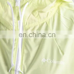 Blank Custom Made Women Cheap Windbreaker Jacket thumbnail-4