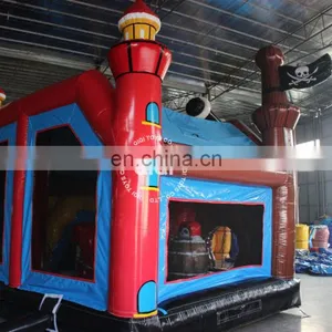Wholesale Inflatable Pirate Ship Jumping Bouncer Combo thumbnail-4