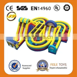 Inflatable Obstacle Course Inflatable Maze Inflatable Maze for Sale Inflatable Maze With Slide thumbnail-1