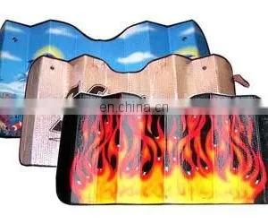 PE Bubble Colourful Front Window Sunshade thumbnail-2