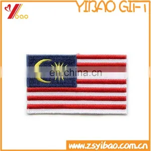 Customized 100% Embroidered Country Flag Patch,custom Iron on Embroidered Patches thumbnail-1
