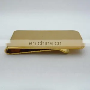 Arts and Crafts Stainless Steel Custom Plated Gold Money Clip thumbnail-2