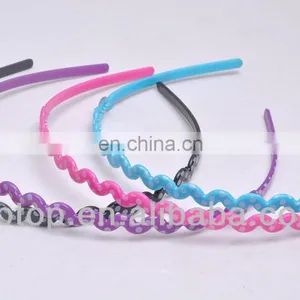 New Fashion Simple Neon Color Headband thumbnail-3