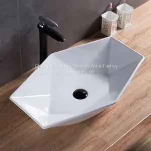 2018 Bathroom Latest Ceramic Luxury Good New White Color Hot Sale Wash Hand Deep Basin thumbnail-2