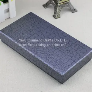 Leather Print Short Style Purse Zero Wallet Box Special Paper Cover Box Gifts Paper Package Hard Box thumbnail-4