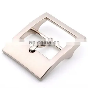 Brushed Nickel for Nickel Free Metal Aluminum Belt Buckle With Prong thumbnail-1