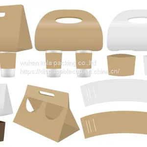 China Best PLA PE Paper Coffee Cups With Lids and Sleeve Straw thumbnail-3