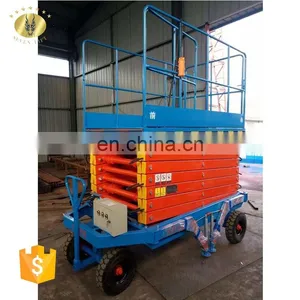 7LSJY Shandong SevenLift Elevador Tijera Peru Grove Aerial Genie High Pallet Platform Ladder Manlift thumbnail-1