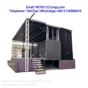 12m Roadshow LED Mobile Stage Car Trailer Sales thumbnail-1