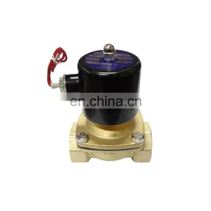 AC36V 24V DN32 2W-320-32 Normally Closed Brass 2-WAY Electric Solenoid Valve thumbnail-1