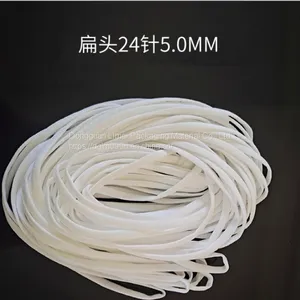 Soft 3mm Silicone Flat Elastic Cord Elastic Earloop thumbnail-1