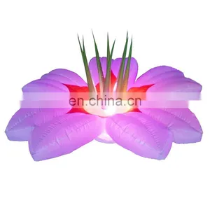 Cheap Stage Standing Decoration Night Party Props Blown Up Shape LED Lighted Inflatable Flower thumbnail-1