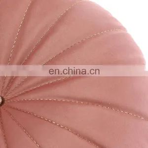 Wholesale Comfortable Fashion Micro Mink Circle Chair Cushions With Button for Living Room thumbnail-5