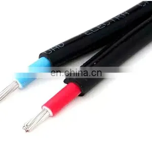 Solar PV Twin Core Cable Tinned Copper Wire 0.6/1KV For Photovoltaic Power Station thumbnail-4