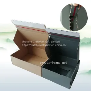 Zipper Carton, Customized Carton, Clothing Gray Zipper Airplane Carton, Postal Express Carton thumbnail-1
