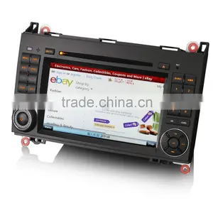 Erisin ES7682M 7 Inch 2 Din Car DVD Player GPS for Mercedes A-Class W169 thumbnail-4