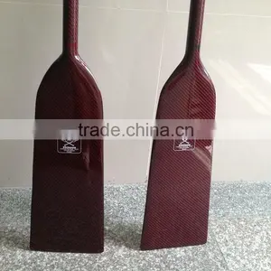 Colorful Dragon Boat Paddle Red Dragon Boat Paddle Carbon Fiber Red Paddle thumbnail-1