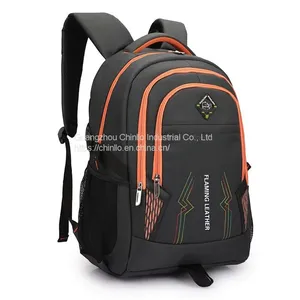 Wholesale OEM Leisure Business Backpacks Large Capacity Schoolbag Laptop Bag Travel Knapsack Nylon Promotion CLGZ18-265 thumbnail-2