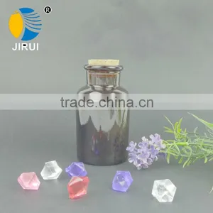 60ml Wide Mouth Amber Chemical Reagent Bottles With Wood Lids thumbnail-1