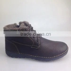2016 High Quality Leather Boot Men Warm Fur Lining Light Outsole Hotsell Styles thumbnail-1