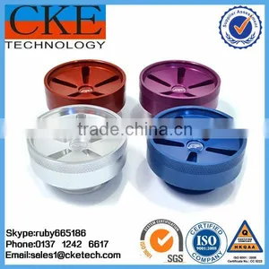 Anodizing Aluminum CNC Lathe Cutting Union Clamp Parts thumbnail-1