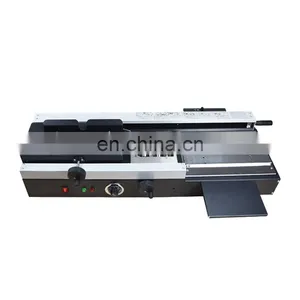 A4 Size Desktop Book Glue Binding Machine 320mm Desktop Glue Book Binding Machine Glue Binding Machine thumbnail-2