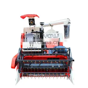 High Quality YAZU Harvetser Chinese Manufacturer Combine Harvester Similar Kubota DC70 With Lifting Chassis thumbnail-1