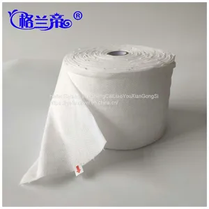 Grande 21*23CM Disposable Facial Towel Wet And Dry Dual Makeup Removal Cotton Reticulate Pattern Soft Towel Roll thumbnail-2