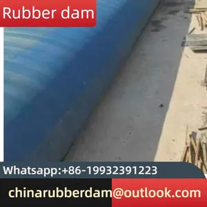 Large Span Hinge Dam, Full Width Rubber Rolling Dam, Water Storage Dam, Inflatable Dam in Stock thumbnail-5