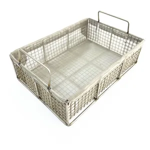 Corrosion Resistance 304 Stainless Steel Wire Mesh Basket For Medical Cleaning thumbnail-2