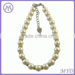 Customized Metal Pearl Pendant Necklace for Pet Dog Cat thumbnail-4