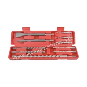 SDS Plus Hammer & Chisels Masonry Drill Bit Set for Concrete Brick Walls Versatile Tool for Drilling and Cutting thumbnail-1
