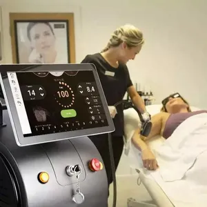 Titanium Diode Laser Hair Removal Beauty Equipment With Double Handles for Body and Face Hair Removal Laser Machine thumbnail-4