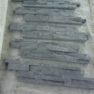 Natural Black Cultural Slate Tiles Factory thumbnail-2