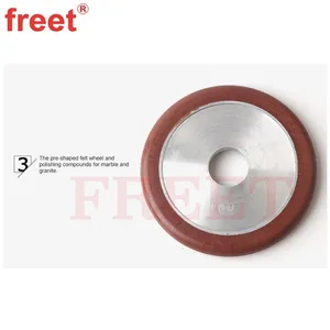 4 Inch Resin Fluting Wheels Wet for Flute Grinding Granite and Marble thumbnail-4