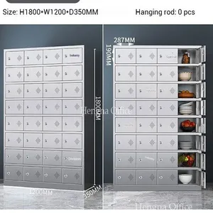 Hengna Customizable Stainless Steel Locker - Multi-Door 304 Gym Storage Cabinet thumbnail-2