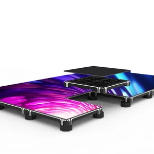 Indoor P2.5 P3.91 SMD Interactive LED Video Display Tiles LED Screen Dance Floor for Mall Interactive Dance Floor Tile thumbnail-2