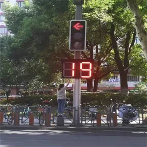 Taiyuan Traffic Lights, Installation of Taiyuan Pedestrian Crosswalk Traffic Lights Hl403 7632 thumbnail-5