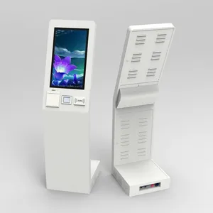 Wall-mounted and Vertical Self-service Terminal Workstation, Ticket Printing, ic Card, id Card, Medical Insurance Card, qr Code, High-speed Document Scanner, Fingerprint Scanner, Camera, Temperature Measurement, Microphone, Voice, Clinic Triage Screen, to thumbnail-3