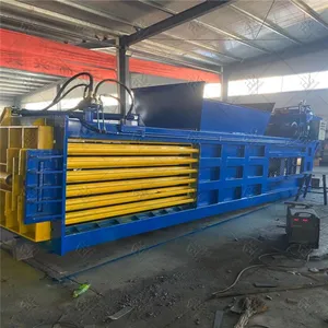 Heavy Duty Paper Cardboard and Film Horizontal Hydraulic Baler thumbnail-1