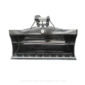 High Quality Hydraulic Tilt Bucket Heavy Duty Earthmoving Attachment for Mini Excavators thumbnail-2