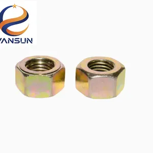 DIN 934 Carbon Steel Yellow Color Zinc Plated Hexagon Nut thumbnail-4