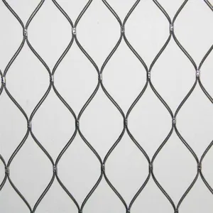 304/316 Stainless Steel Rhombus Cable Mesh for Stair Railing and Zoo Use thumbnail-5