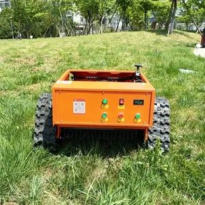 Hybrid Blade Rotary Rechargeable Battery Remote Controlled Industrial 4-Stroke Single Cylinder Lawn Grass Cutter thumbnail-4