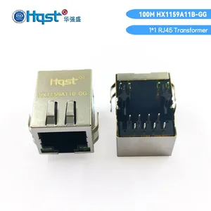 HX1159A11B-GGB 100M RJ45 Network Transformer Module With LED thumbnail-4