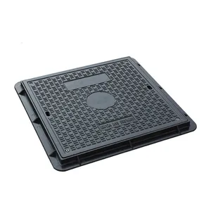 China Factory Jingdong D400 Hot Sale Ductile Iron Black Durable Manhole Cover Locking Customized Size thumbnail-5